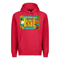 Cardinal beach babe skinny metal can holder Premium Hoodie - HRA Design Shop