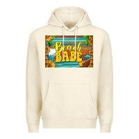 Sandshell beach babe skinny metal can holder Premium Hoodie - HRA Design Shop