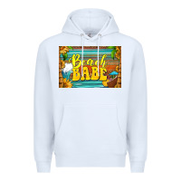 White beach babe skinny metal can holder Premium Hoodie - HRA Design Shop