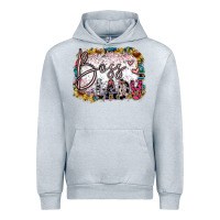 Heather Grey boss lady Urban Hoodie - SublimationCraftShop