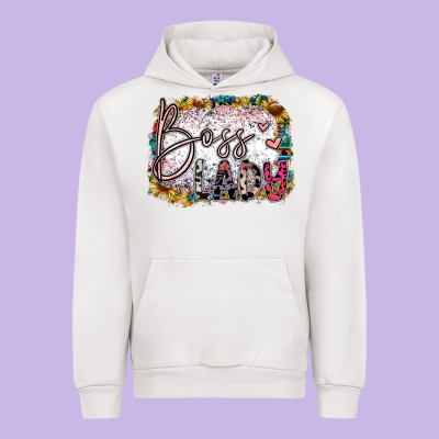 Boss Lady Urban Hoodie Designed By Sublimationcraftshop