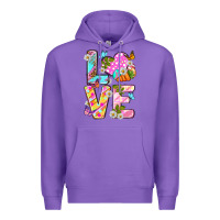 Purple Love Easter Premium Hoodie - Neo Western