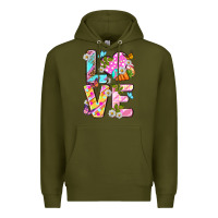 Army Green Love Easter Premium Hoodie - Neo Western