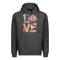 Charcoal Heather Love Easter Premium Hoodie - Neo Western