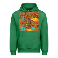 Emerald western skeleton seamless pattern Urban Hoodie - HRA Design Shop