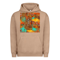 Pigment Burro western skeleton seamless pattern Urban Hoodie - HRA Design Shop