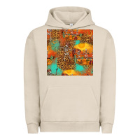 Pigment French Oak western skeleton seamless pattern Urban Hoodie - HRA Design Shop
