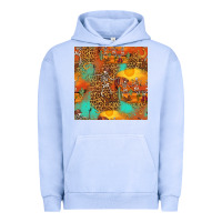 Pigment Grape Ice western skeleton seamless pattern Urban Hoodie - HRA Design Shop