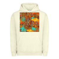Pigment Pistachio western skeleton seamless pattern Urban Hoodie - HRA Design Shop