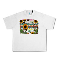 Lunar Rock Howdy Serape And Sunflower Urban Heavy Tee - RanaPortraitStore