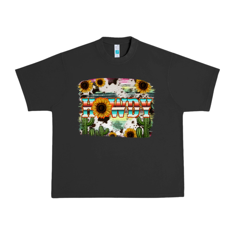 Howdy Serape And Sunflower Urban Heavy Tee by RanaPortraitStore | Teevron