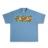 Pebble Blue Goat Family Fall Urban Heavy Tee - Artiststas