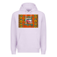 Lilac i'd rather be camping skinny metal can holder Premium Hoodie - HRA Design Shop