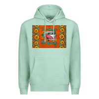 Seafoam i'd rather be camping skinny metal can holder Premium Hoodie - HRA Design Shop