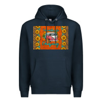 I'd Rather Be Camping Skinny Metal Can Holder Premium Hoodie | Teevron
