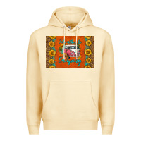Pina Colada i'd rather be camping skinny metal can holder Premium Hoodie - HRA Design Shop