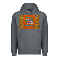Rock i'd rather be camping skinny metal can holder Premium Hoodie - HRA Design Shop