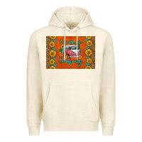 Sandshell i'd rather be camping skinny metal can holder Premium Hoodie - HRA Design Shop
