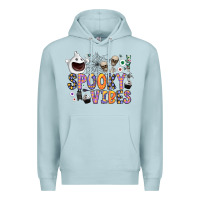 Blue Mist spooky vibes Premium Hoodie - CowhideDigitalArt