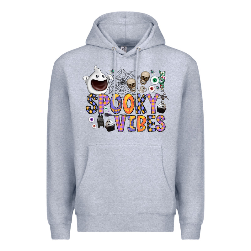 Spooky Vibes Premium Hoodie by CowhideDigitalArt | Teevron