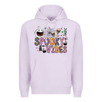 Lilac spooky vibes Premium Hoodie - CowhideDigitalArt