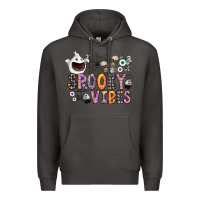 Smoke spooky vibes Premium Hoodie - CowhideDigitalArt