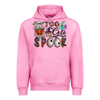 Fuchsia Pink too cute to spook Urban Hoodie - CowhideDigitalArt