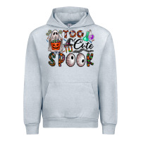 Heather Grey too cute to spook Urban Hoodie - CowhideDigitalArt