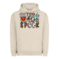 Pigment French Oak too cute to spook Urban Hoodie - CowhideDigitalArt