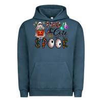 Pigment Midnight Navy too cute to spook Urban Hoodie - CowhideDigitalArt
