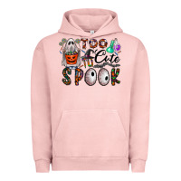 Pigment Salmon too cute to spook Urban Hoodie - CowhideDigitalArt
