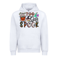 White too cute to spook Urban Hoodie - CowhideDigitalArt