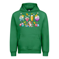 Emerald Easter wine glasses Easter Day Urban Hoodie - Neo Western