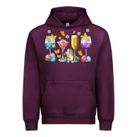 Easter Wine Glasses Easter Day Urban Hoodie | Teevron