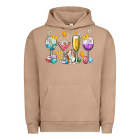 Pigment Burro Easter wine glasses Easter Day Urban Hoodie - Neo Western