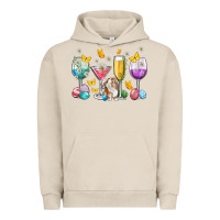Pigment French Oak Easter wine glasses Easter Day Urban Hoodie - Neo Western