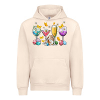Sandshell Easter wine glasses Easter Day Urban Hoodie - Neo Western