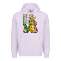 Lilac Love gnome Easter Premium Hoodie - Neo Western