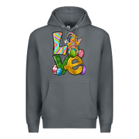 Rock Love gnome Easter Premium Hoodie - Neo Western