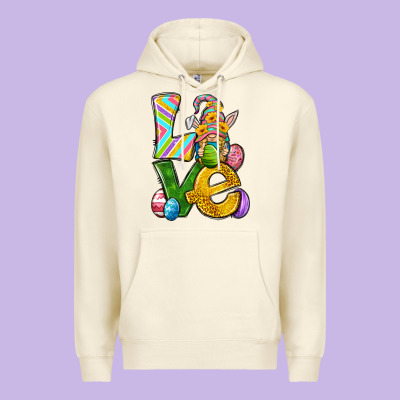 Love Gnome Easter Premium Hoodie Designed By Neo Western