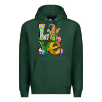 Sports Green Love gnome Easter Premium Hoodie - Neo Western