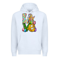 White Love gnome Easter Premium Hoodie - Neo Western