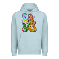 Blue Mist Love gnome Easter Premium Hoodie - Neo Western