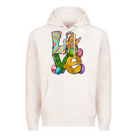 Pale Pink Love gnome Easter Premium Hoodie - Neo Western
