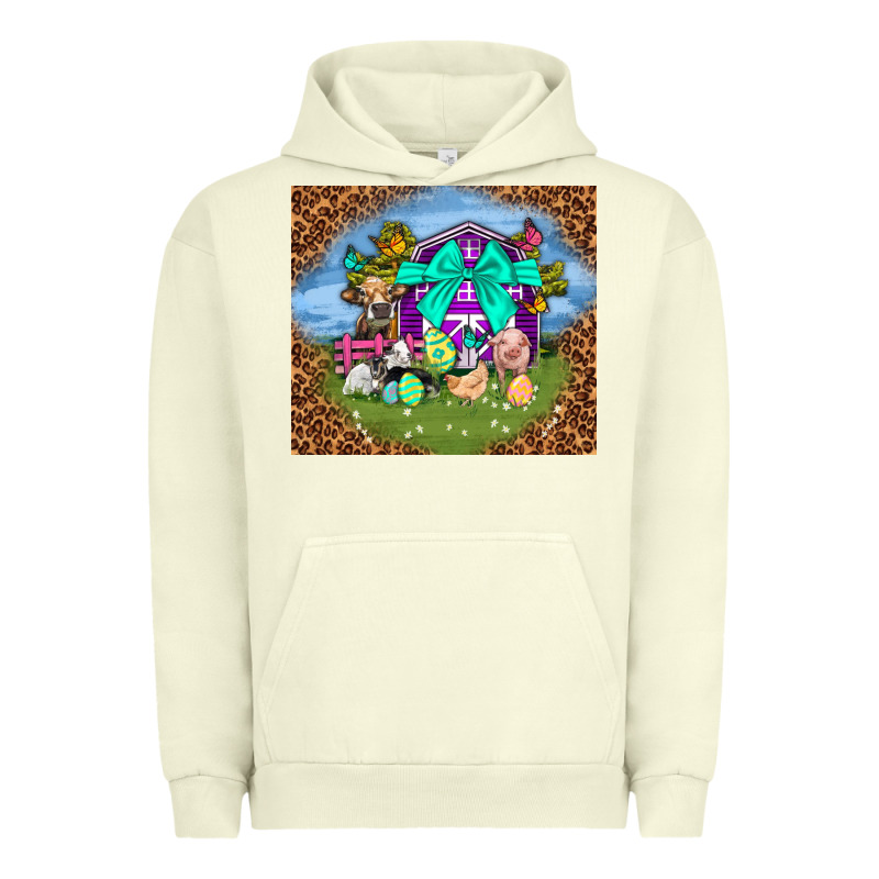 Farm Animal Easter Tumbler Easter Day Urban Hoodie by Neo Western | Teevron