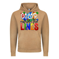 Vintage Camel color outside the lines Vintage Hoodie - AdoDesignShop