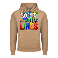 Vintage Coffee color outside the lines Vintage Hoodie - AdoDesignShop