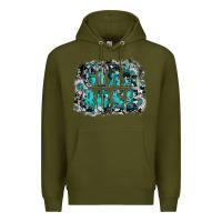 Army Green girl boss Premium Hoodie - SublimationCraftShop