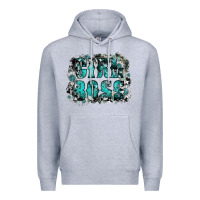 Heather Grey girl boss Premium Hoodie - SublimationCraftShop