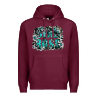 Burgundy girl boss Premium Hoodie - SublimationCraftShop